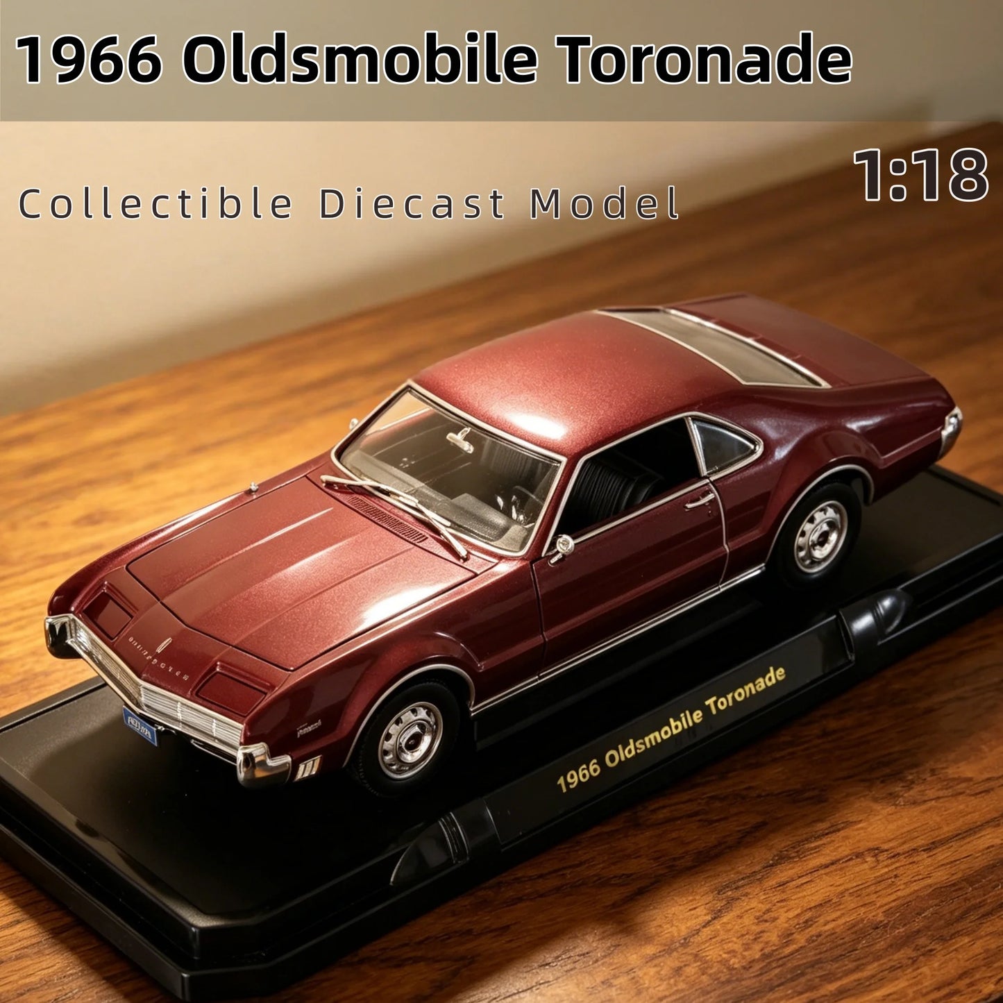 1:18 scale 1966 Oldsmobile Toronade  simulation alloy classic car model