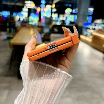 Soft Liquid Silicone Gradient Magnetic Case for Samsung Galaxy Z Fold 7 6 5 4 Zfold3 Case For Magsafe Charging Shockproof Cover
