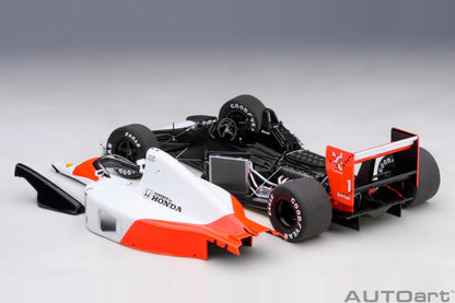 AUTOART New 1/18  Honda MP4/6 1991 #1 (with McLaren logo)  Car model  Send to a friend  Personal collection Static ornament