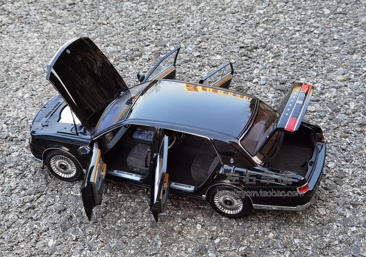 LCD 1/18 Car Model TOYOTA Century Car Model Simulation Model Diecast Model Collect Ornament Boy Custom Birthday Boy Toy Gift
