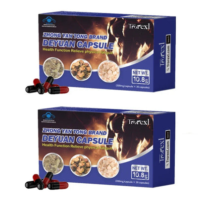 Powerful High Purity Epimedium Supplements Natural Organic Manhood Erection Pill Improve Performance and Increase Size -36 capsules per box
