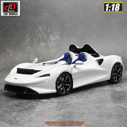LCD Diecast car model 1:18 McLaren ELVA car model metal static display collection