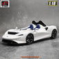 LCD Diecast car model 1:18 McLaren ELVA car model metal static display collection