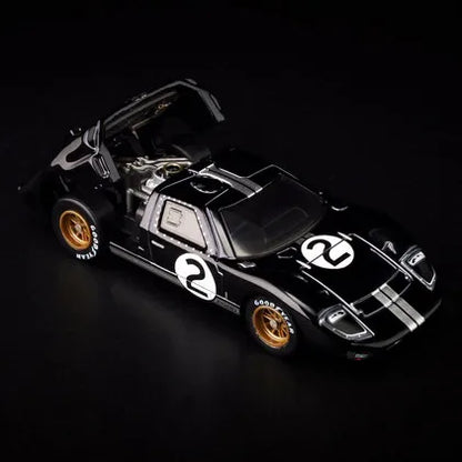 New Hot Wheels RLC Cars Model Ford GT40 MKII 1966 Le Mans Champion Car No. 2 Alloy Car model Kid Collection Toys boys fan Gifts