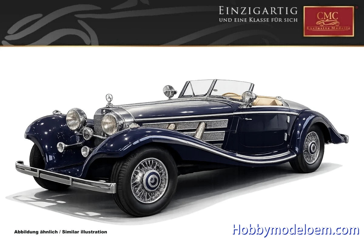 Pre sale CMC 1:18 Mercedes Benz 500K sports car alloy fully open car model collectibles limited edition worldwide