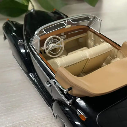 1:18 Benz Convertible Car Model Die-cast Alloy Collection 300 Sc Cabriolet 1957 & Coupe 1955 The Paint Defective