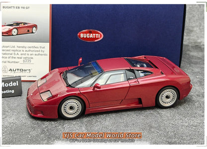 AUTOART Bugatti EB110 GT diecast model  1:18  Static Display Holiday Gift Collection Gift
