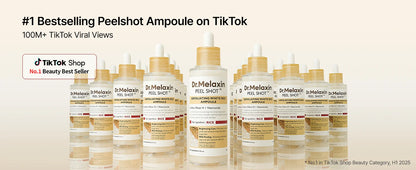 Dr. Melaxin Peel Shot Glow White Rice Peeling Ampoule 80ml,Dead Skin Gentle Exfoliating Ampoule with Rice Water Extract,AHA BHA,Niacinamide