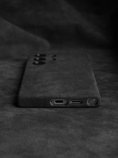 Magnetic ALCANTARA Case for Samsung Galaxy S25 S24 Ultra 5G Luxury Business Supercar Same Luxury Suede Leather Phone Cases