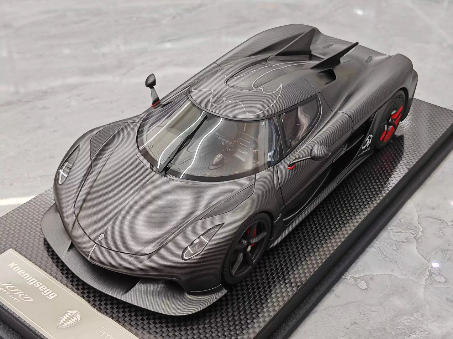 Frontiart Car Model 1/18 Koenigsegg Jesko Car Model Resin Model Limited Edition Cars Model Room Ornament Boy Collection Gift