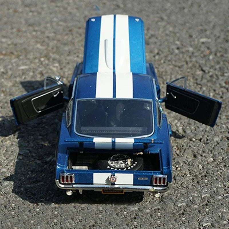 1:18 Diecast Cobra Shelby 1966 GT 350 Alloy Full Open Car Model Vehicles Car Boys Toy Gifts Collection