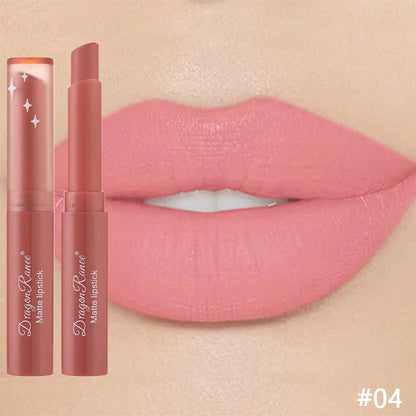 Nude Matte Waterproof Lipstick – Long‑Lasting Velvet Lip Cosmetics for Women