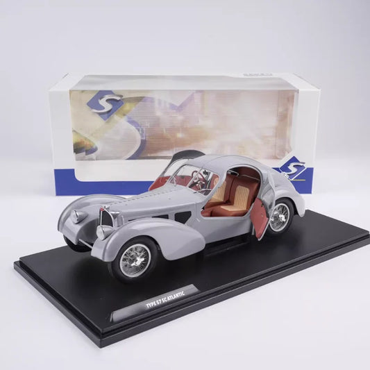 SOLIDO 1/18 BUGATTI Type 57SC Atlantic 1937 Vintage Car Model