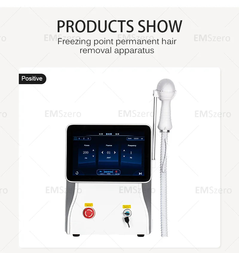 4000W Titanium Diode Laser Epilator Permanent Hair Removal Professional Laser 3 Wavelength 755 808 1064nm Painless Hair Removal