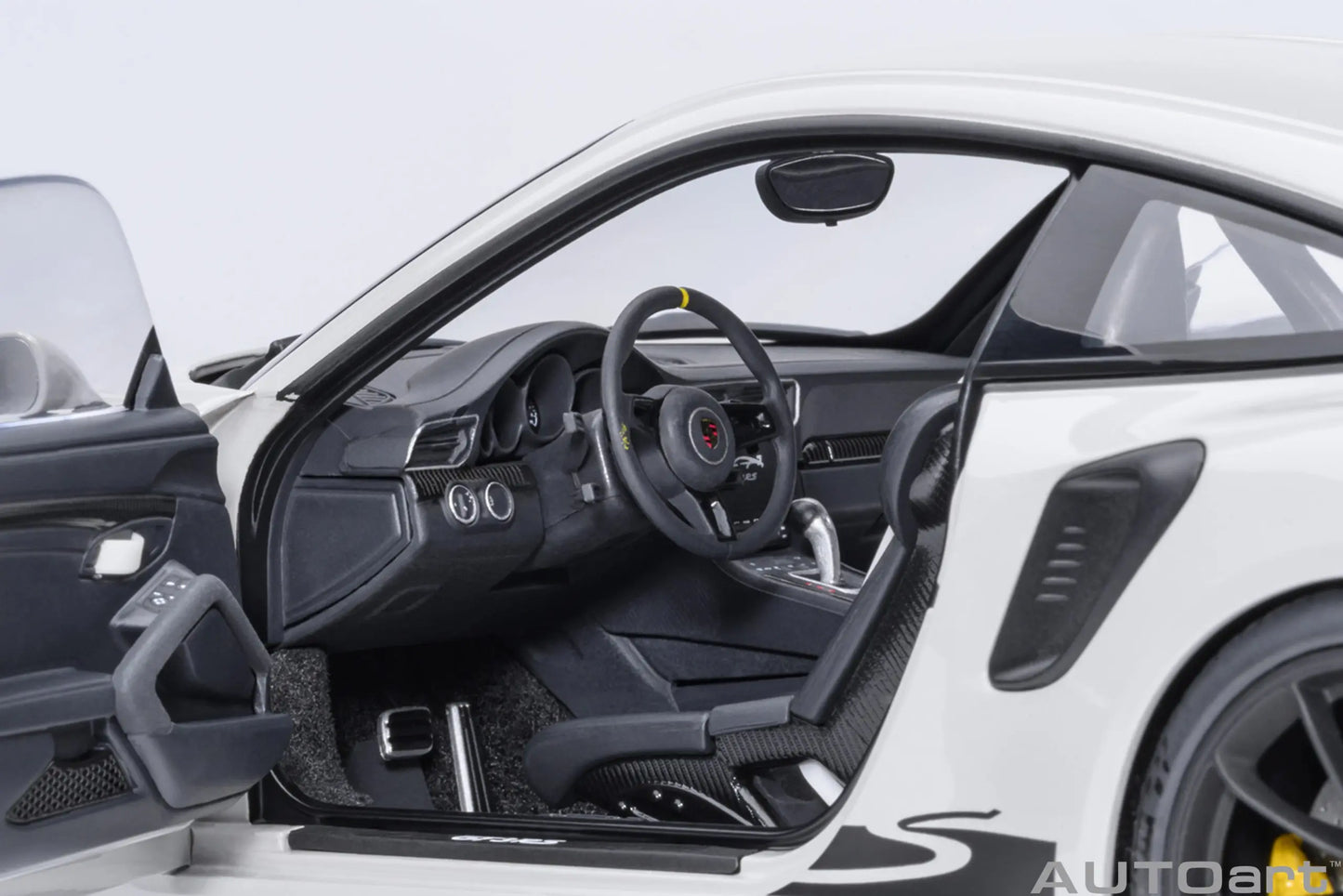 AUTOART 1/18 Scale New Porsche 911 (991.2) GT3 RS Weissach Package Car model Sports car Static collection