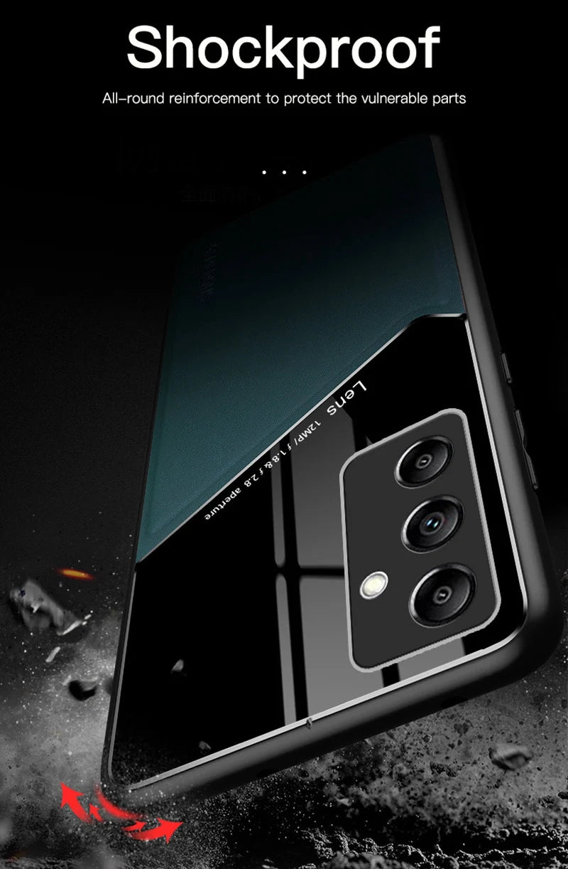 Luxury Leather Phone Case for Samsung Galaxy M14 Cover M34 M54 M13 M22 M23 M32 M33 M52 M62 Magnetic Silicone Protection Case F62