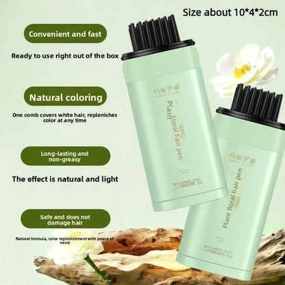 One-time Hair Dyeing Comb Precise Washable Temporary Hair Color Comb Volume Cover Gray Hair Hair Dye Mascara Costume