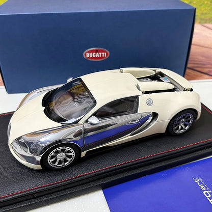 AUTOART 1:18 Bugatti  Veyron Sports car alloy car model plated interphase  Personal collection gift Compan