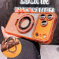 Suitable for iPhone17/16/15/14/13/12/11 Case With Lens Film 16 Anti-drop 15 Rhinestone Glitter Magnetic Stand
