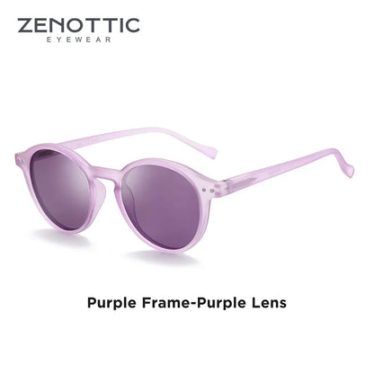 ZENOTTIC (S Size) Retro Circular Polarized Sunglasses 2026 Men Women Vintage Small Round Sun Glasses UV400 Goggles Shades