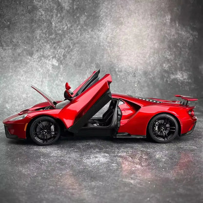 AUTOART 1:18 scale Ford GT ABS material Full Open car model Static Display Holiday gift collection Sports car model