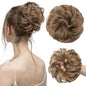 Synthetic Messy Hair Bun Extensions Big Curly Elastic Hair Scrunchies Hairpieces Chignon Donut Updo Hair Pieces for Women
