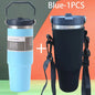 Thermal Water Bottle With Straw Outdoor Sport Coffee Cup Car Insulated Cup Tumbler Vacuum Flask Travel Thermal Mug 20oz/30oz