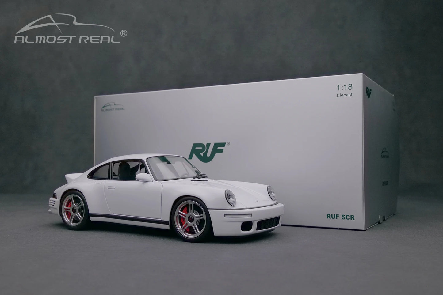 Almost Real  Diecast model 1:18  RUF SCR 2018 Realistic Car Model Collectible Holiday Gifts Static birthday gifts for  friends