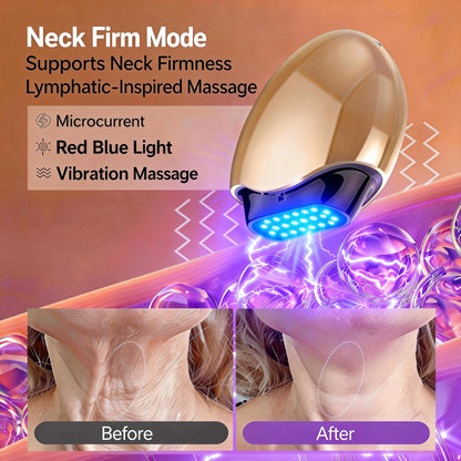 RF Facial Beauty Device EMS Anti-Aging Wrinkle Remover 2 Colors LED Skin Care Mini Radio Frequency Face Massager