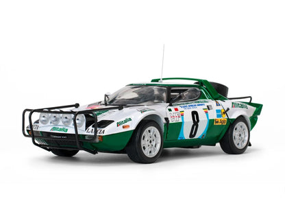 WELLY 1/18 Lancia Stratos HF #8 1975 Rally Car Model