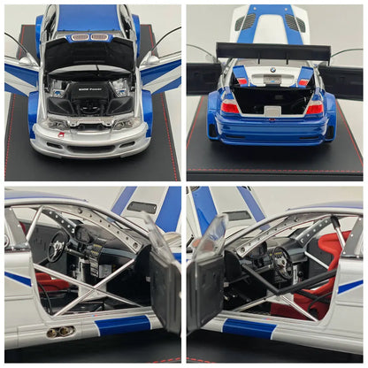 Bmw M3 Gtr E46, Dcm 1:18 Need For Speed Alloy Car Bmw Limited Collection Diecast Ornaments Custom Decoration Gift