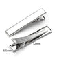 20-50PCS Hair Alligator Clips Metal Single Prong Duck Bill Hair Clips Flat Top with Teeth Curl Clips for Hair Accessories DIY