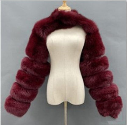 New Artificial Fur Short Fake Fur Coat Women