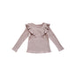 Children Girl Ruffled Sweet Base Shirt