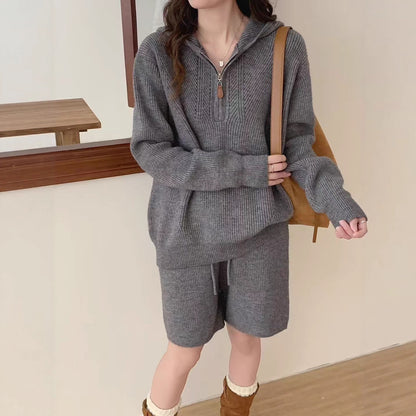 Sweater Straight Pants Two-piece Set