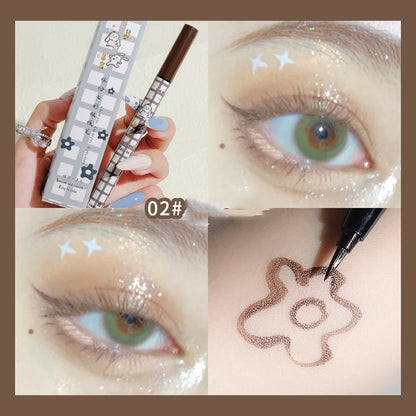 Makeup Xixi Colorful Eyeliner Non Dizzy Stain Anti Sweat