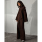 Irregular High Waist Wide Leg Sweater Pants