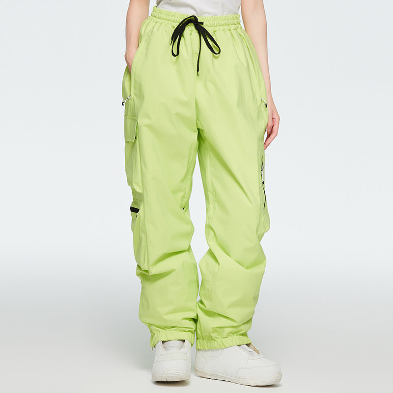 Winter Outdoor Windproof, Waterproof, And Insulated Thickened Ski Pants