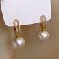 Multiple Ways To Wear Pearl Earrings Eardrops Women's Exquisite