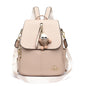 New Genuine Leather With Pendant High-value Female Student Travel Backpack