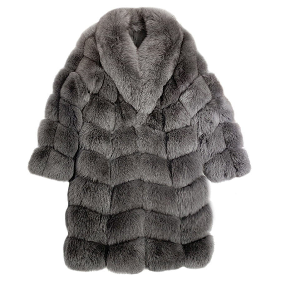 Fashionable And Personalized Fox Fur Coat For Men