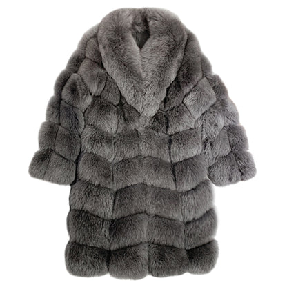 Fashionable And Personalized Fox Fur Coat For Men