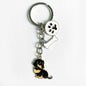 American Style Pet Dog Wax Metal Keychains