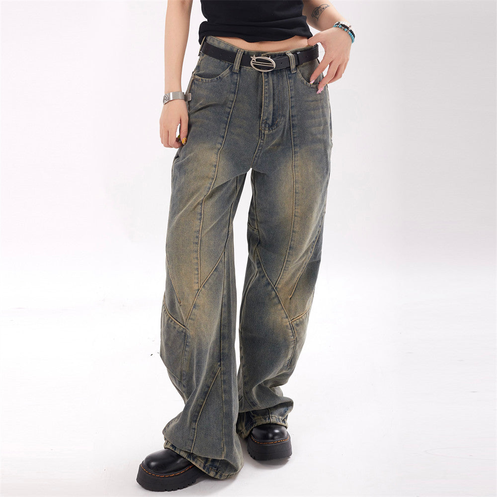Washed And Worn Jeans For Men And Women