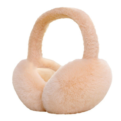 Winter Warm Rabbit Fur Earmuffs Foldable