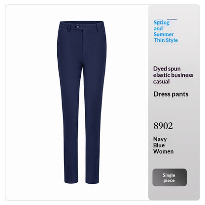 High-waisted Tailored Draping Formal Trousers That Flatter