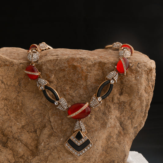 Ladies' Light Luxury High-end Tassel Earring Jewelry Set