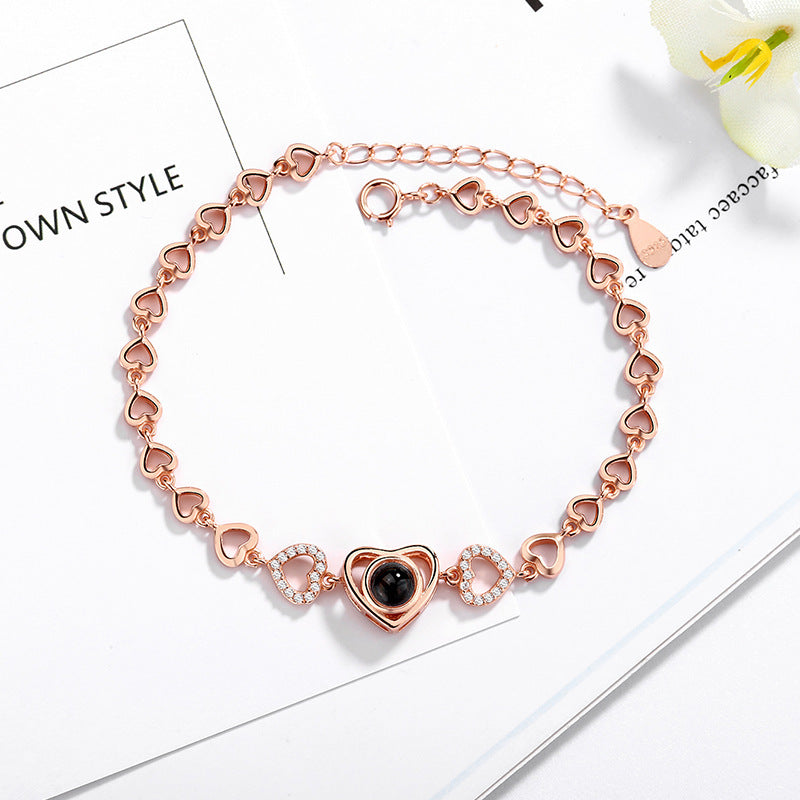 Language I Love You Heart To Heart Bracelet