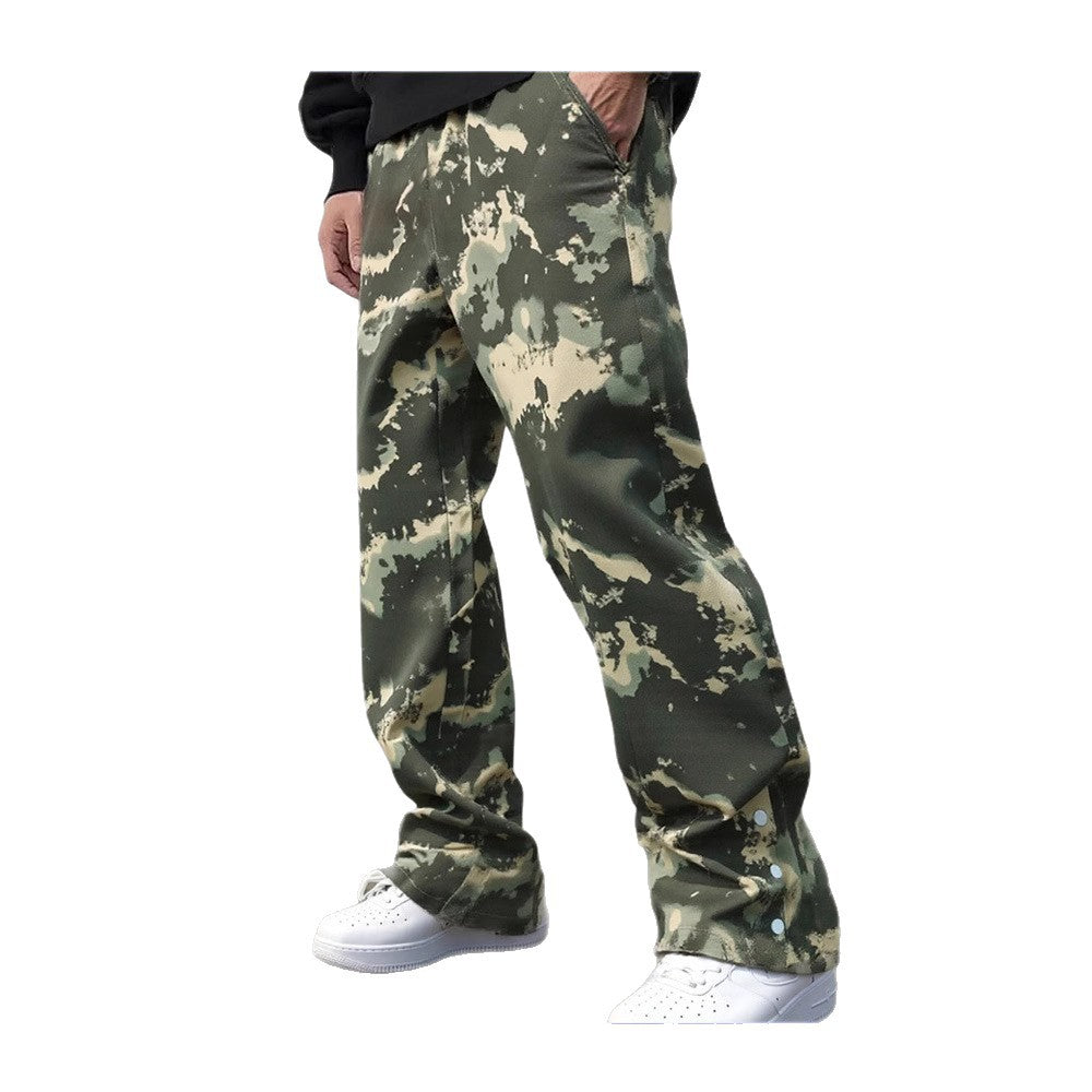 Mens Camo Sweatpants In A Casual Street Style