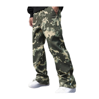 Mens Camo Sweatpants In A Casual Street Style